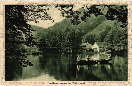 Forsthaus isenach im - ak,
