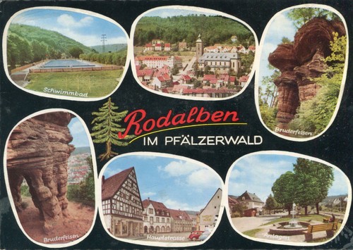 Karte deutschland rodalben - rodalben, im